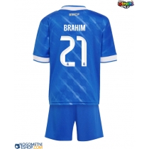 Otroški Nogometni dresi Real Madrid Brahim Diaz #21 Tretji 2025-26 Kratek Rokav (+ Kratke hlače)